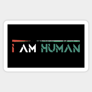 I AM HUMAN by Free Palestine Sticker